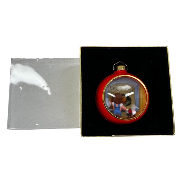 Hallmark Ornament Tree-Trimmer Collection Looking in Window 1970s Original Box - Picture 1 of 5